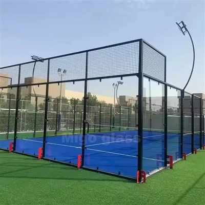 Pwyntiau i'w Nodi ar gyfer Adeiladwyr Cwrt Padel Wrth Brynu Gwydr